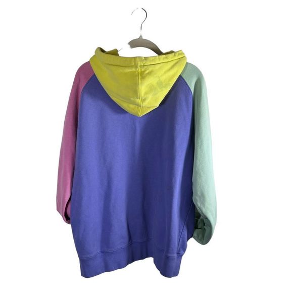 Teddy Fresh 90s Inspired Color Block Hoodie - Picture 2 of 8